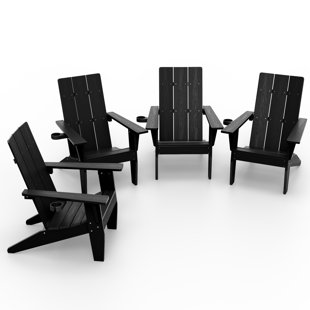 ROSECLIFF HEIGHTS Plastic/Resin Adirondack Chair(Set Of Four)