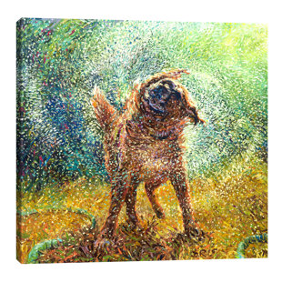 JAXSON REA "Zoe" by Iris Scott Painting Print on Wrapped Canvas
