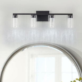 IVY BRONX Koki 4 - Light Dimmable LED Vanity Lights Bathroom Vanity Light black Bathroom Light Fixture LED Wall Sconce