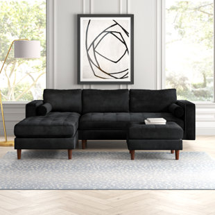 WILLA ARLO™ INTERIORS Dunaway Reversible Sofa & Chaise with Ottoman