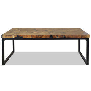 MILLWOOD PINES vidaXL Coffee Table End Table Side Table Living Room Furniture Teak Resin