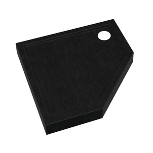 DISTINCT KITCHEN AND BATH BY SCHAEDLER Jamaica 36" x 36" Neo-Angle Single Shower Base