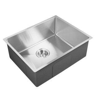 DAWN USA 21.88" L x 17.19" W Undermount Double Bowl Handmade 304 Stainless Steel Kitchen Sink