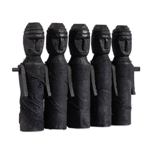 BOBO INTRIGUING OBJECTS Set Of 5 Pieces Wooden Puppets Décor