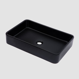 Go Peak Track 16'' Ceramic Rectangular Bathroom Sink