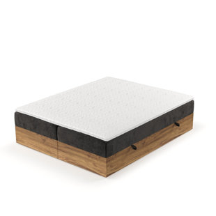 SOHO LIVING Premium Boxspringbett FARO mit Taschenfederkernmatratze mit Kokosmatte und Latex-Topper