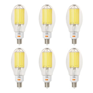 WESTINGHOUSE LIGHTING 63/73/85 Wattage Selectable Daylight ED37 High Lumen Filament LED Bulb, EX39 Mogul Base, 6 Pack