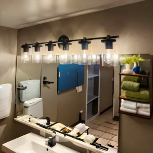 THREE POSTS™ Marone 6 - Light Dimmable Vanity Light