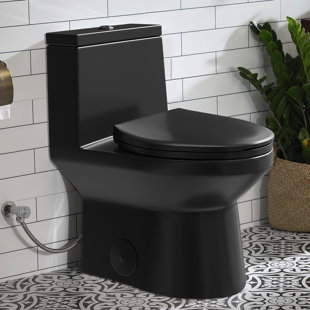 HOROW Arlo One Piece Toilet, 0.8 GPF/1.28 GPF High Efficiency Dual Flush Elongated Toilet, Soft-Close Seat Included,ADA Chair Height