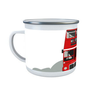 HAPPY LARRY Hannah London Routemaster with St. Pauls Enamel Mug