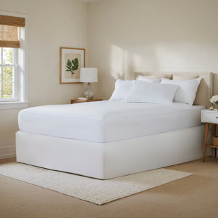 BECKY CAMERON Waterproof Hypoallergenic Fitted Mattress Protector with Comfortable Padding