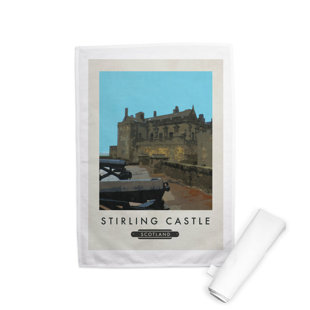 HAPPY LARRY Stirling Castle Tea Towel