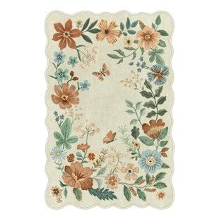 SHENZHEN LINGANG TECHNOLOGY CO., LTD Floral Botanical Machine Washable Area Rugs