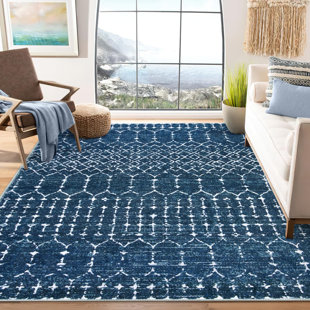 SHENZHEN LINGANG TECHNOLOGY CO., LTD Rectangle Machine Washable Minimalist Geometric Area Rugs