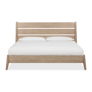 MODUS FURNITURE Sumire Slatted Ash Wood Platform Bed In Ginger