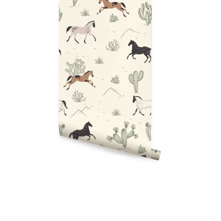 FOUNDRY SELECT Howdy Horses Peel And Stick Wallpaper