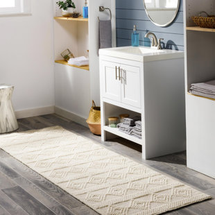 WADE LOGAN® Latrissa Flatweave Wool Beige Area Rug