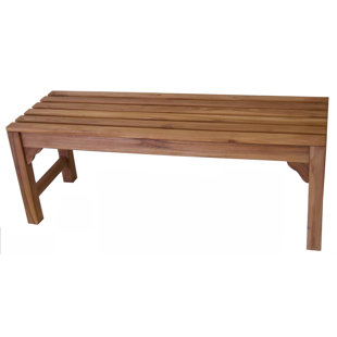 RED BARREL STUDIO® Teak Outdoor Bench
