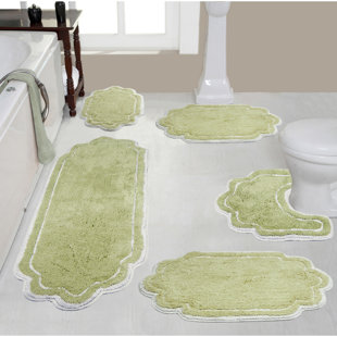 ESS ESS EXPORTS Allure 100 % Cotton Bath Rug Set (Set of 5)