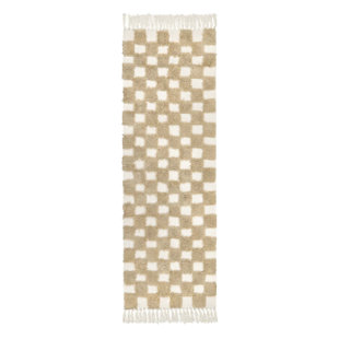 SHENZHEN LINGANG TECHNOLOGY CO., LTD Cotton Washable Checkered Rug