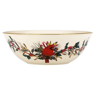 Lenox Winter Greeting Serving Bowl