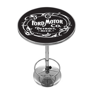 TRADEMARK GLOBAL Vintage 1903 Ford Motor Co. Pub Table