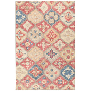 DASH AND ALBERT RUGS Pali Multi Machine Washable Rug
