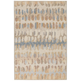 DASH AND ALBERT RUGS Paint Chip Natural Machine Washable Rug