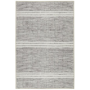 DASH AND ALBERT RUGS Malta Grey Machine Washable Rug
