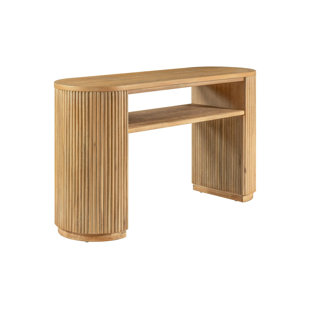 VIG FURNITURE Jacobson - Modern Natural Acacia Console Table