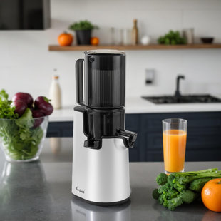 LARINEST Slow Masticating Juicer Machines Cold Press Juicer Machines With 4" Wide Chute Pure Juicer Machine