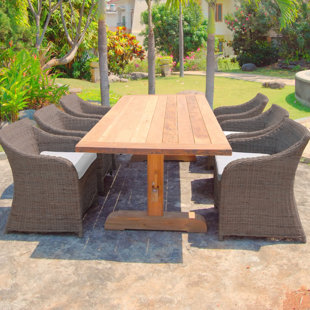 PADMAS PLANTATION Porto Fino Rectangular Outdoor Dining Table