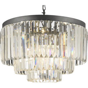 ROSDORF PARK Stewart 9 - Light Tiered Chandelier