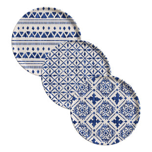 PORTO BRASIL Maya 8.46'' Stoneware Salad/Dessert Plate (Set of 6)