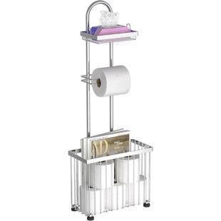 KJETHKEY Free Standing Toilet Paper Holder