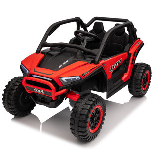 ANRLI 24V 4x4 Off-Road UTV Toy w/ 3-Speed Remote Control, 2 Seater, Bluetooth, MP3, Valentines gifts for kids