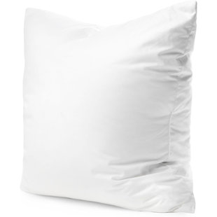 CONTINENTALBEDDING Luxurious 100% White Down European Throw Pillow Insert 1 Pack - 100% Cotton Cover, Premium Down Fill, Multiple Sizes