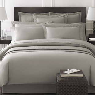 KASSATEX FINE LINENS Rayon From Bamboo-Cotton Bedding Modern & Contemporary Sateen Duvet Cover