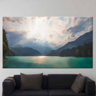 CLICART Lake Barcis by Jason Matias - Photograph Print on Wrapped Canvas