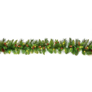 NATIONAL TREE COMPANY 270cm Lighted Faux Garland with Lights
