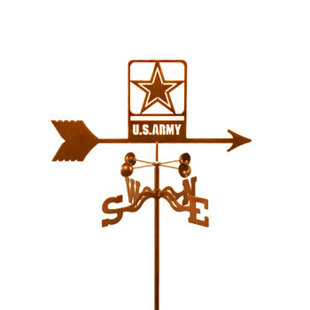 EZ VANE INC New Army 28'' H Patriotic Weathervane