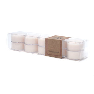 ECO CANDLE CO Lovely Scented Tealight Candle with Plastic Holder (Set of 10)