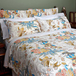 SIN IN LINEN Geisha Garden Comforter
