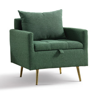 BONZY HOME 26'' Wide Modern And Country Arm Reading High back Accent Chair For Bedroom