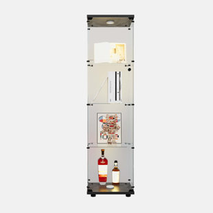 BLENDOI BROOKE 64.7'' H x 16.7'' W Glass Display Case