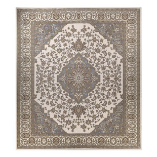ASTORIA GRAND Glendale Traditional Oriental Floral Medallion Indoor Rug
