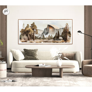 ART TERRITORY Yosemite National Park, Horizontal Wall Art, Watercolor Travel Print
