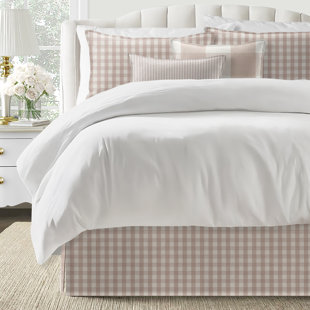 6IX TAILORS FINE LINENS Walker Check Bedskirt