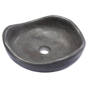 Eden Bath 16'' Black Stone Specialty Bathroom Sink