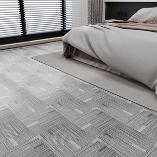 JEEDESON 12 in. W x 12 in. L x 1.3 mm Luxury Vinyl Plank Flooring, Water Resistant Peel and Stick Tile Flooring (36 sq.ft./case)